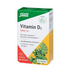 Salus Vitamin D3 1000 Vital Kaps vegan 60 Stk