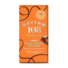 RHYTHM108 Dark Cocoa Orange With Creamy Chocolate 100 g