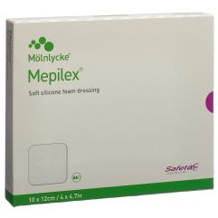 MEPILEX pans hydrocel Safetac 10x12cm si nou 5 pce