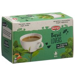 Morga Basil Lovers Tee mit Hülle Bio Knospe Btl 20 Stk