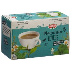 Morga Mountain Lovers Tee mit Hülle Bio Knospe Btl 20 Stk