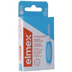 ELMEX brossette interdentaire 0.6mm bleu 8 pce