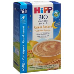 HIPP Gute Nacht Bio Milchbr Griess Ban (neu) 450 g