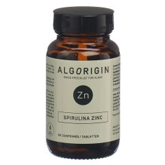 ALGORIGIN Spiruline Zinc cpr fl 60 pce