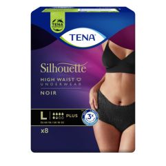 TENA Silhouette Plus L schwarz 8 Stk