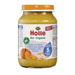 Holle Kürbis mit Huhn Glas 190 g