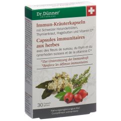 DÜNNER caps immunitaires aux herbes 30 pce