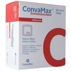 CONVAMAX pans superabsorb 10x10cm adh (nv) 10 pce