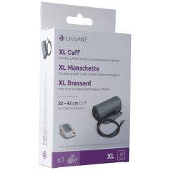 Livsane Manschette XL 22-45cm zu Blutdruckmessgerät YE650A