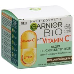 GARNIER SKIN soin Jour hydra éclat&vit C bio 50 ml