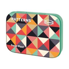 Flawa Trend Plast Patterns Tin Box 20 Stk