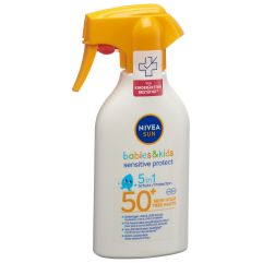 Nivea Protect Sensitive Babies&Kids Trigger LSF50+ Fl 270 ml