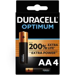 Duracell Batterie Optimum AA 4 Stk