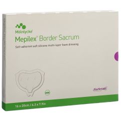 MEPILEX Border Sacrum 16x20cm (nouveau) 5 pce