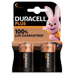 DURACELL pile plus MN1400 C 1.5V 2 pce