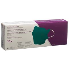 STÖCKLIMED masque FFP2 sans valve DEU vert 10 pce