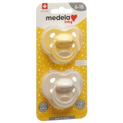 Medela Baby Nuggi Original 6-18 Pastel 2 Stk