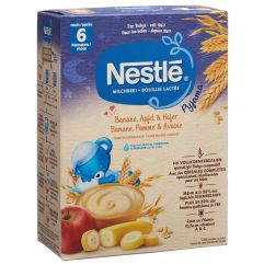 NESTLE Bouillie lactée Pyjama ban pom&avo 6m 450 g