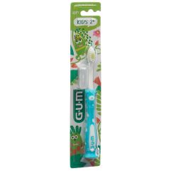 GUM Kids brosse dents 2-6ans turquoise