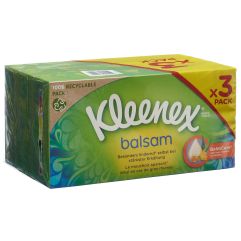 KLEENEX Balsam mouchoi papier box trio 3 x 56 pce