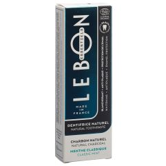 LEBON ESSENTIELS Zahnpasta klassische Minze + Kohle Bio Tb 80 ml