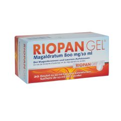 RIOPAN GEL 800 mg (nouveau) 20 sach 10 ml