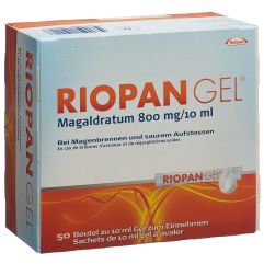 RIOPAN GEL 800 mg/10 ml 50 Beutel zu 10 ml Gel zum Einnehmen