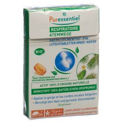 PURESSENTIEL pasti respiratoire ment-pin fl 20 pce