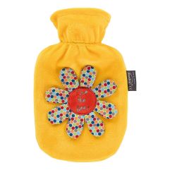 FASHY bouillotte enfant 0.8l jaune fleu polaire th