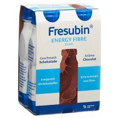 Fresubin Energy Fibre DRINK Schokolade 4 Fl 200 ml