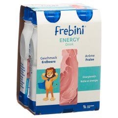 FREBINI Energy DRINK fraise 4 fl 200 ml