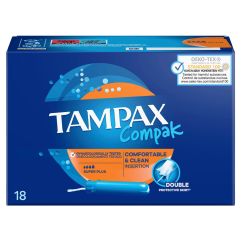 Tampax Tampons Compak Super Plus 18 Stk