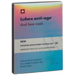 LUBEX ANTI-AGE dual face mask sach 2 pce