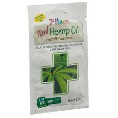 7TH HEAVEN Real Hemp Oil Peel-off Mask sach 10 ml