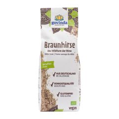 GOVINDA millet brun moulu sauvage bio 500 g