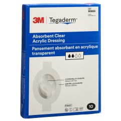 3M Tegaderm Absorb Wundverband 7.6x9.5cm 10 Stk