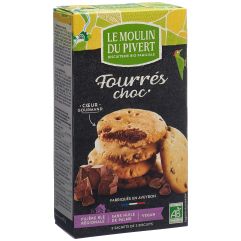 LE MOULIN DU PIVERT cookies fourrés choc 175 g