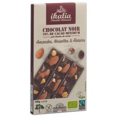 IKALIA tablette chocolat noir 70% am noi 100 g