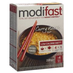 MODIFAST soupe nouilles curry 4 x 55 g