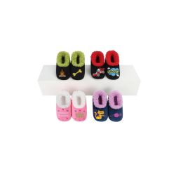 snoozies Anti-Rutsch Pantoffeln M-L-XL Small Kids Pairables 1 Paar x 3Stk