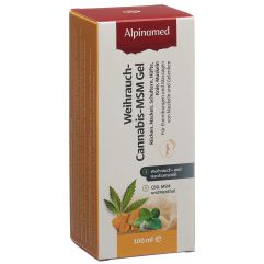 ALPINAMED Weihrauch Cannabis MSM Gel Disp 100 ml