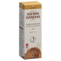 CannSol Premium Ashwagandha KSM-66 Tropfen mit Zink und Vitamin B1 Pip Fl 30 ml