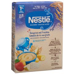 NESTLE Semoule de riz Pyjama avec fruits 6m 250 g