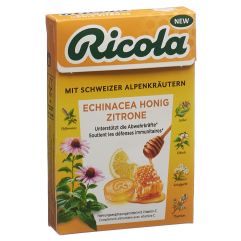 Ricola Echinacea Honig Zitrone mit Zucker Box 50 g