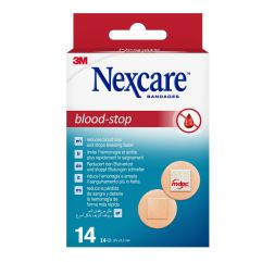 3M NEXCARE Blood-Stop pansements ronds 14 pce