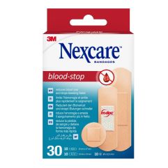 3M NEXCARE Blood-Stop pansements 3 tailles 30 pce