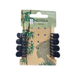 HERBA Ecofriendly petite pince 1cm noir 8 pce