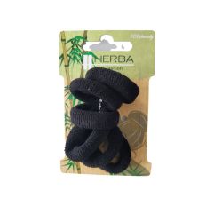 HERBA Ecofriendly élastique Ø3cm noir 6 pce