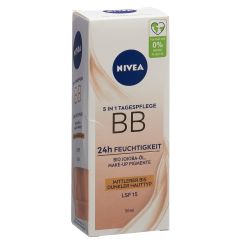 NIVEA 5en1 soin jour BB medium FPS15 tb 50 ml