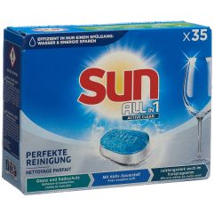 Sun All-in-1 Active Clean Tabs Regular Box 35 Stk